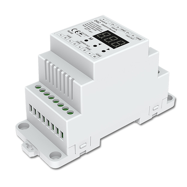 DC12-48V 4CH Constant Current DMX512 & RDM Decoder D4C (150-500mA / 350-1200mA)